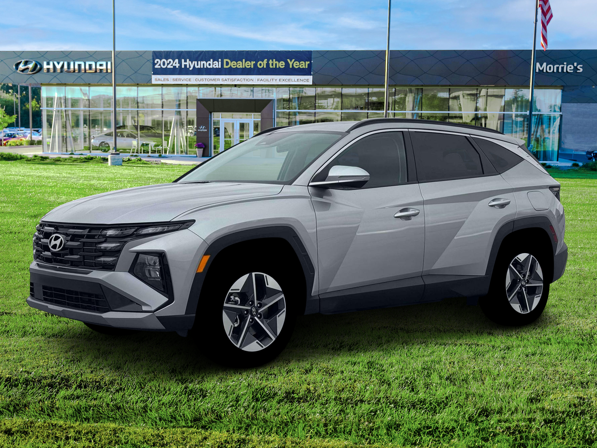 New 2026 Shimmering Silver Hyundai SEL Premium AWD image 2