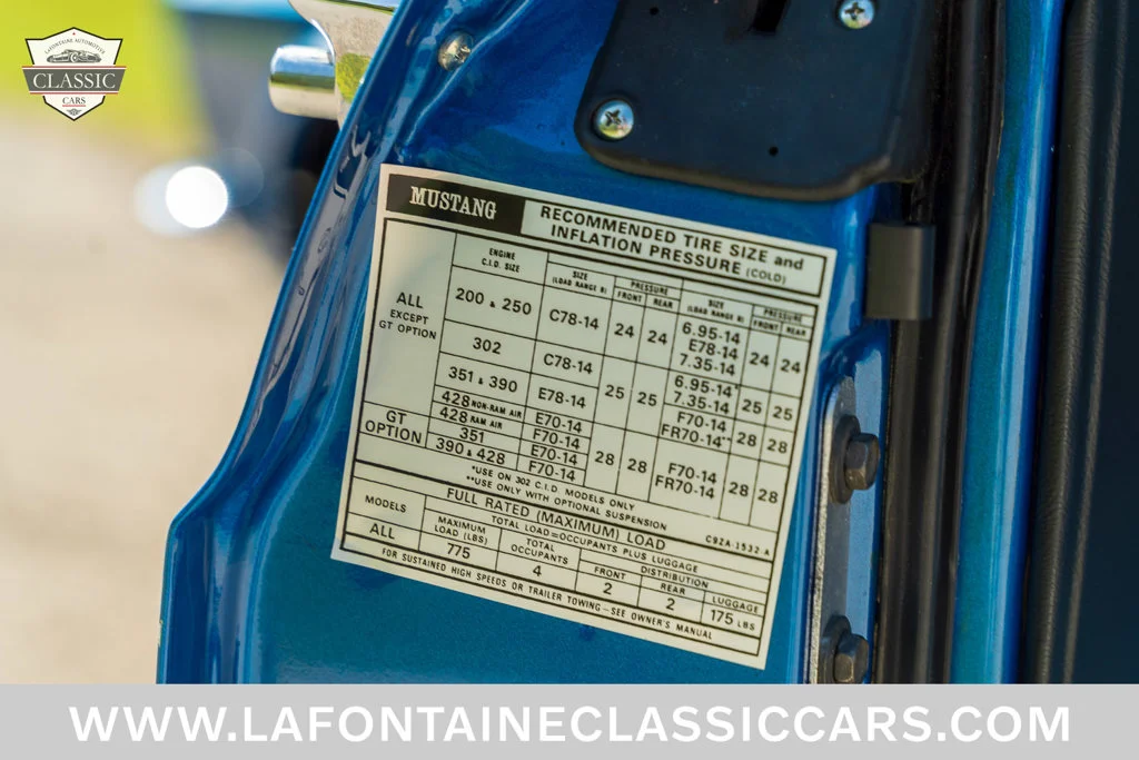 Used 1969 Blue Ford Mach 1 image 17