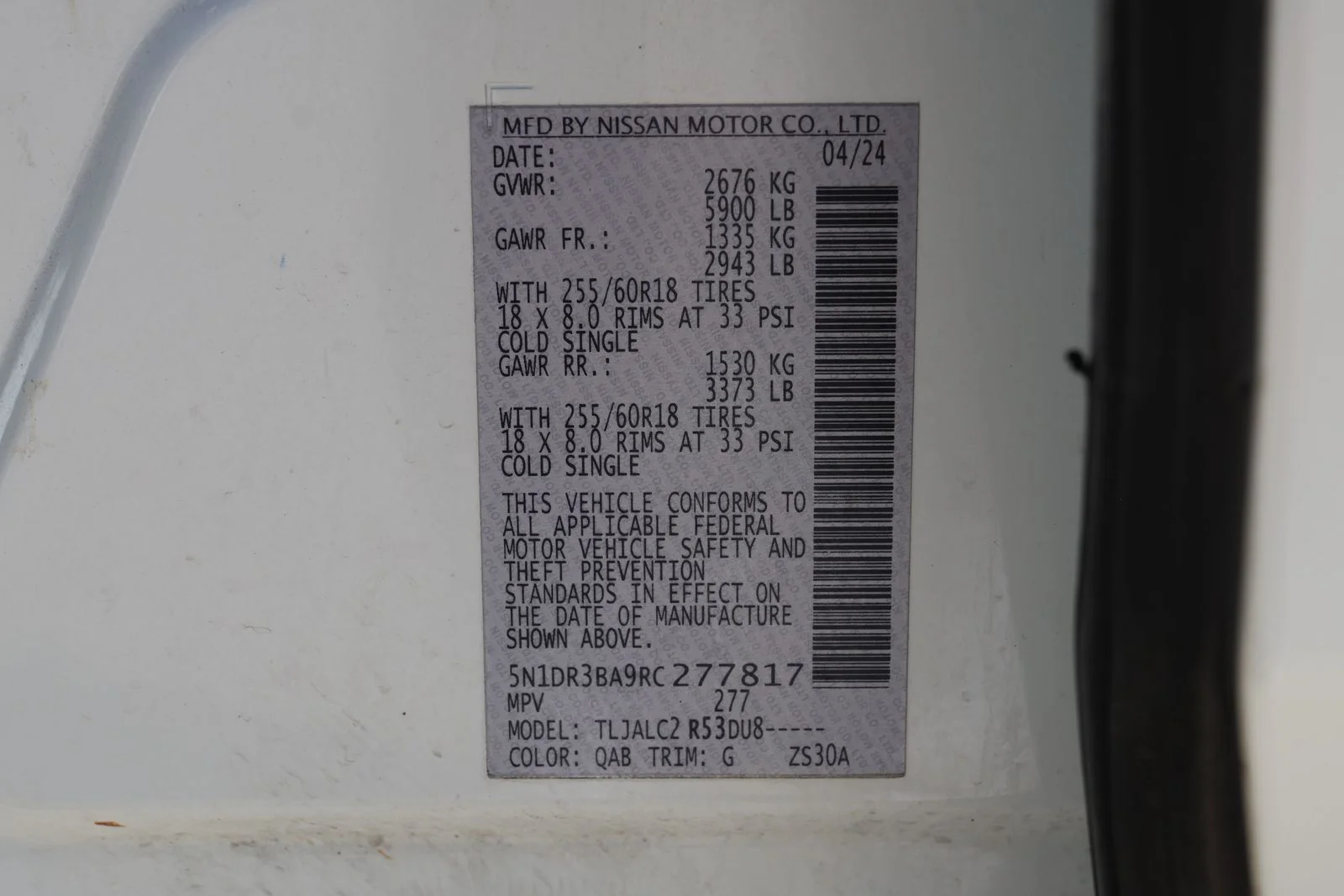 Used 2024 White Nissan SV image 35