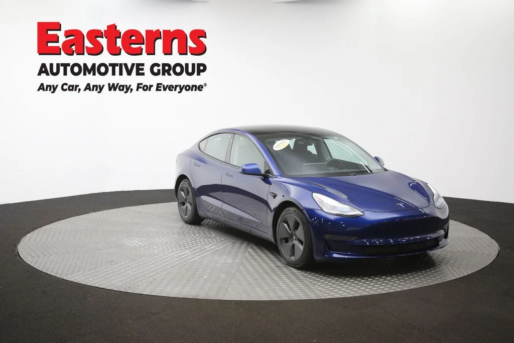 Used 2021 Blue Tesla Long Range image 50