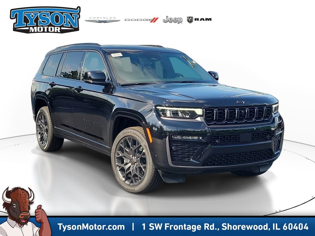 New 2026 Diamond Black Crystal Pearl-Coat Exterior Paint Jeep Summit image 1