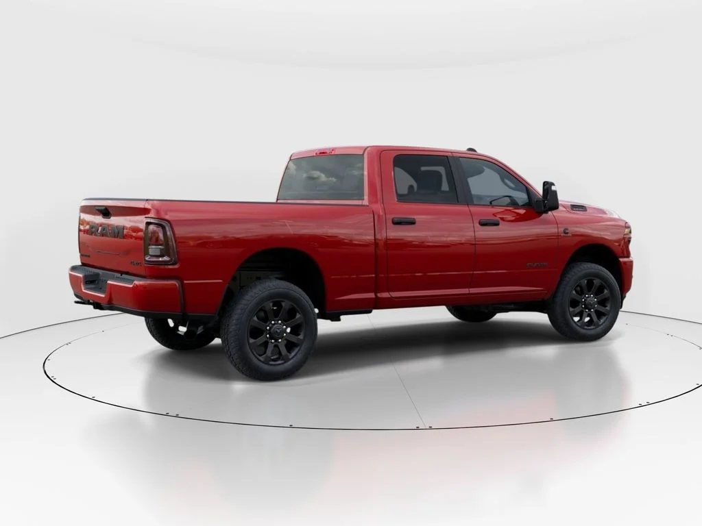 New 2026 Flame Red Clear-Coat Exterior Paint RAM Big Horn image 3