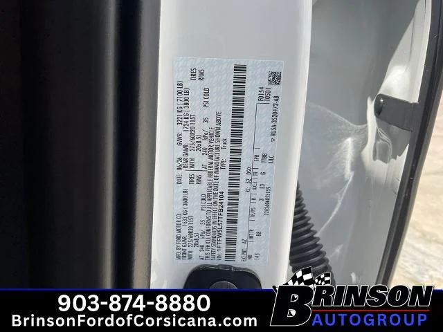 New 2026 Star White Metallic Tri-Coat Ford Lariat® image 41