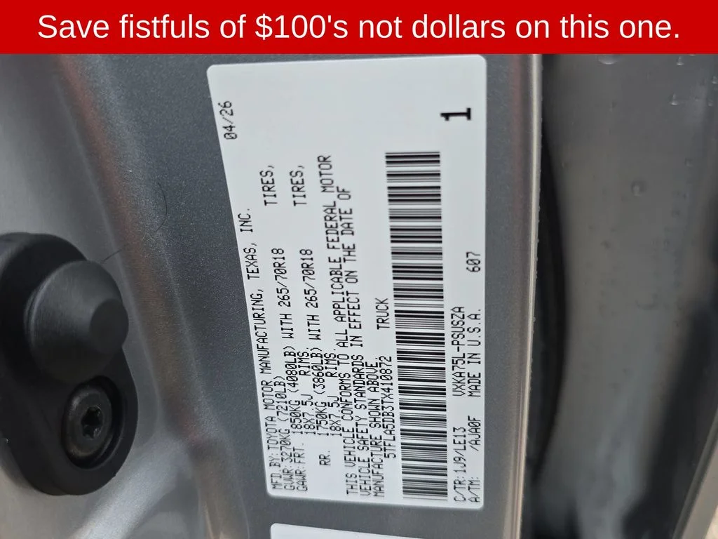 Used 2026 Silver Toyota SR5 image 24