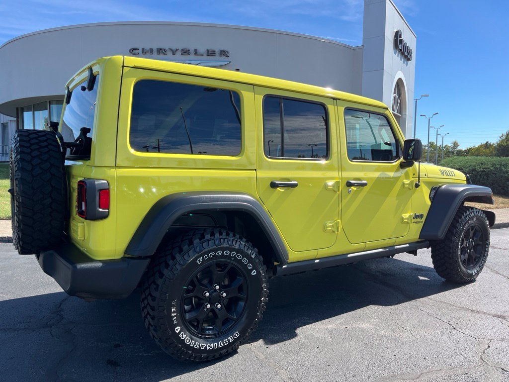 Used 2022 High Velocity Clearcoat Jeep Unlimited Willys image 47