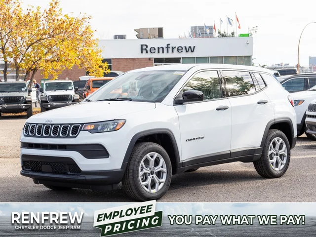 2026 Jeep Compass Sport* 4x4, 2.0L Turbo, Heated Seats