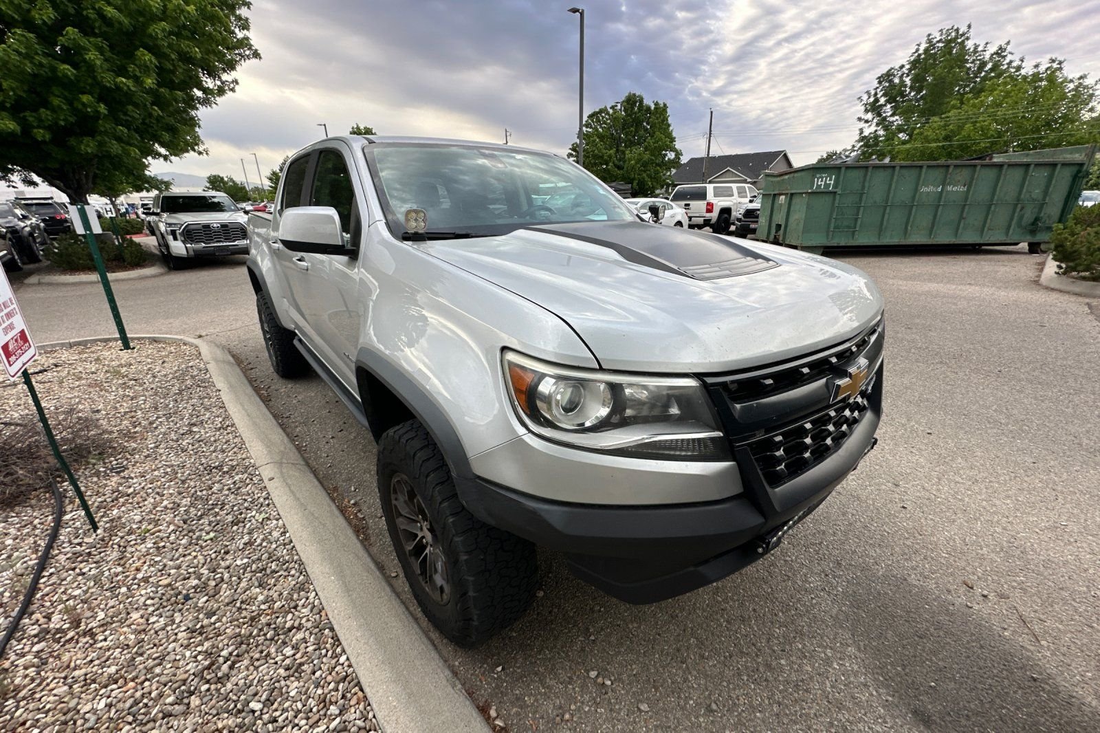 Used 2018 Silver Chevrolet ZR2 image 2