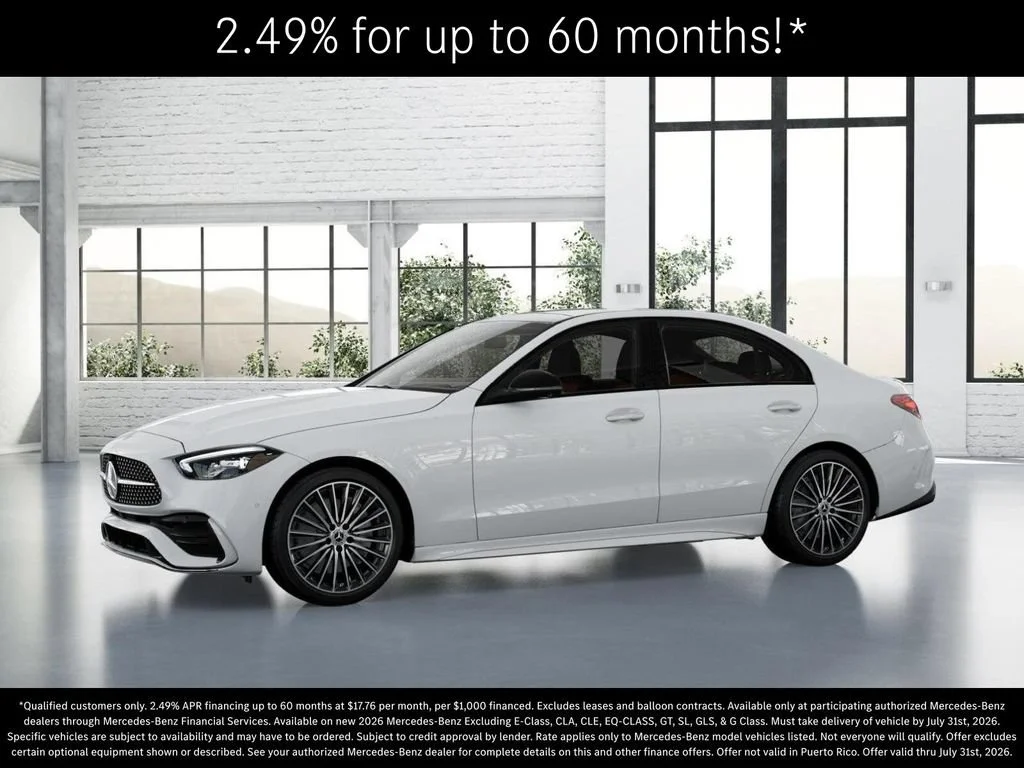 New 2026 Polar White Mercedes-Benz C 300 image 79