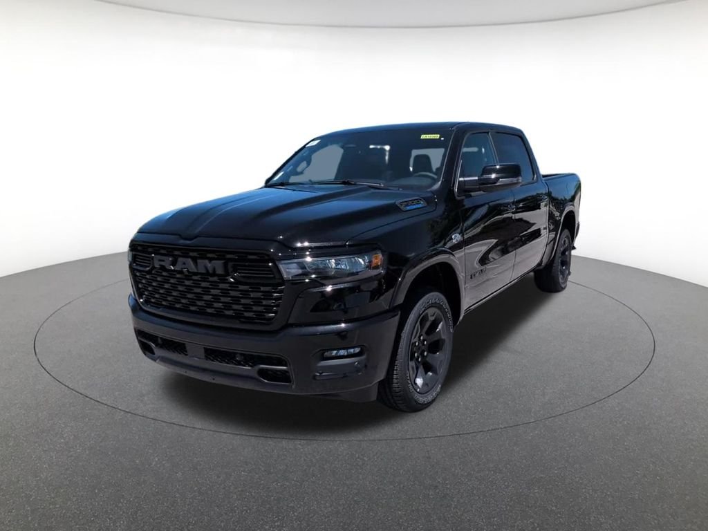 New 2026 Diamond Black Crystal Pearl-Coat Exterior Paint RAM Big Horn image 2