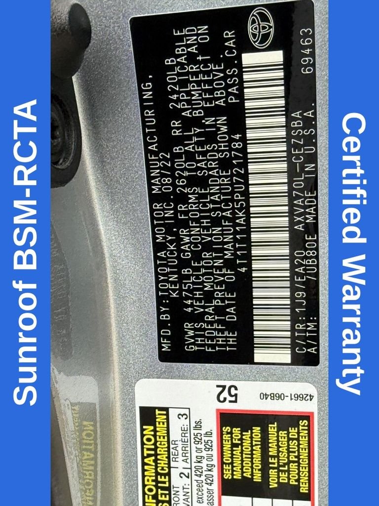 Certified Used 2023 Celestial Silver Metallic Toyota SE image 31