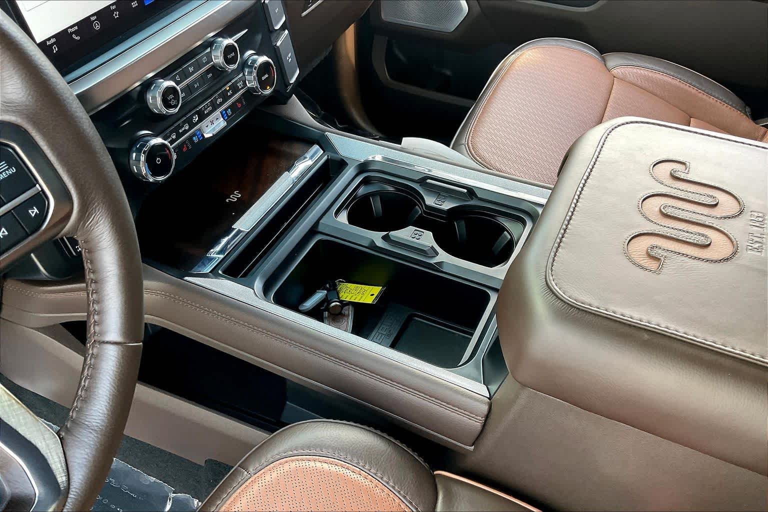 Used 2024 Glacier Gray Metallic Tri-Coat Ford King Ranch image 17