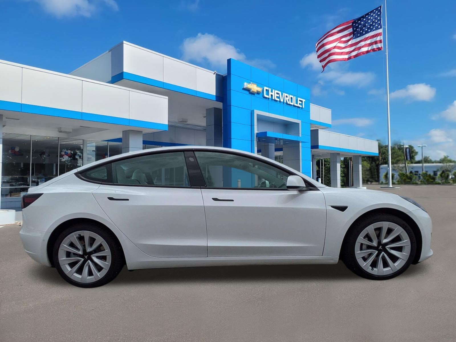 Used 2021 Tesla Model 3 Base with VIN 5YJ3E1EB6MF015656 for sale in Tampa, FL