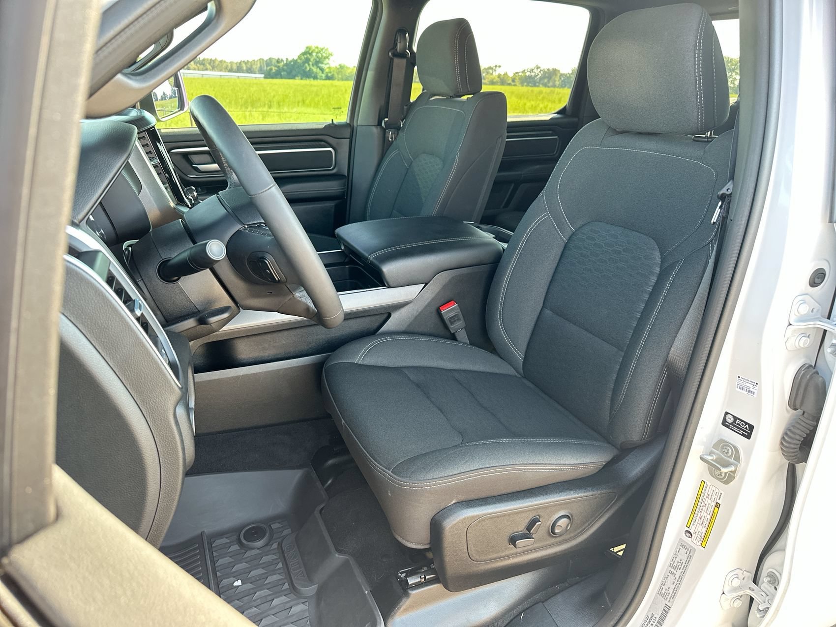 Used 2025 Bright White Clearcoat Ram Lone Star image 11