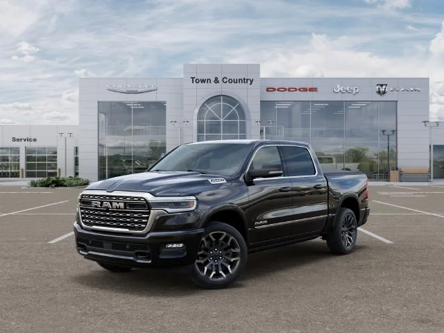 New 2027 Diamond Black Crystal Pearl-Coat Exterior Paint RAM Limited image 1