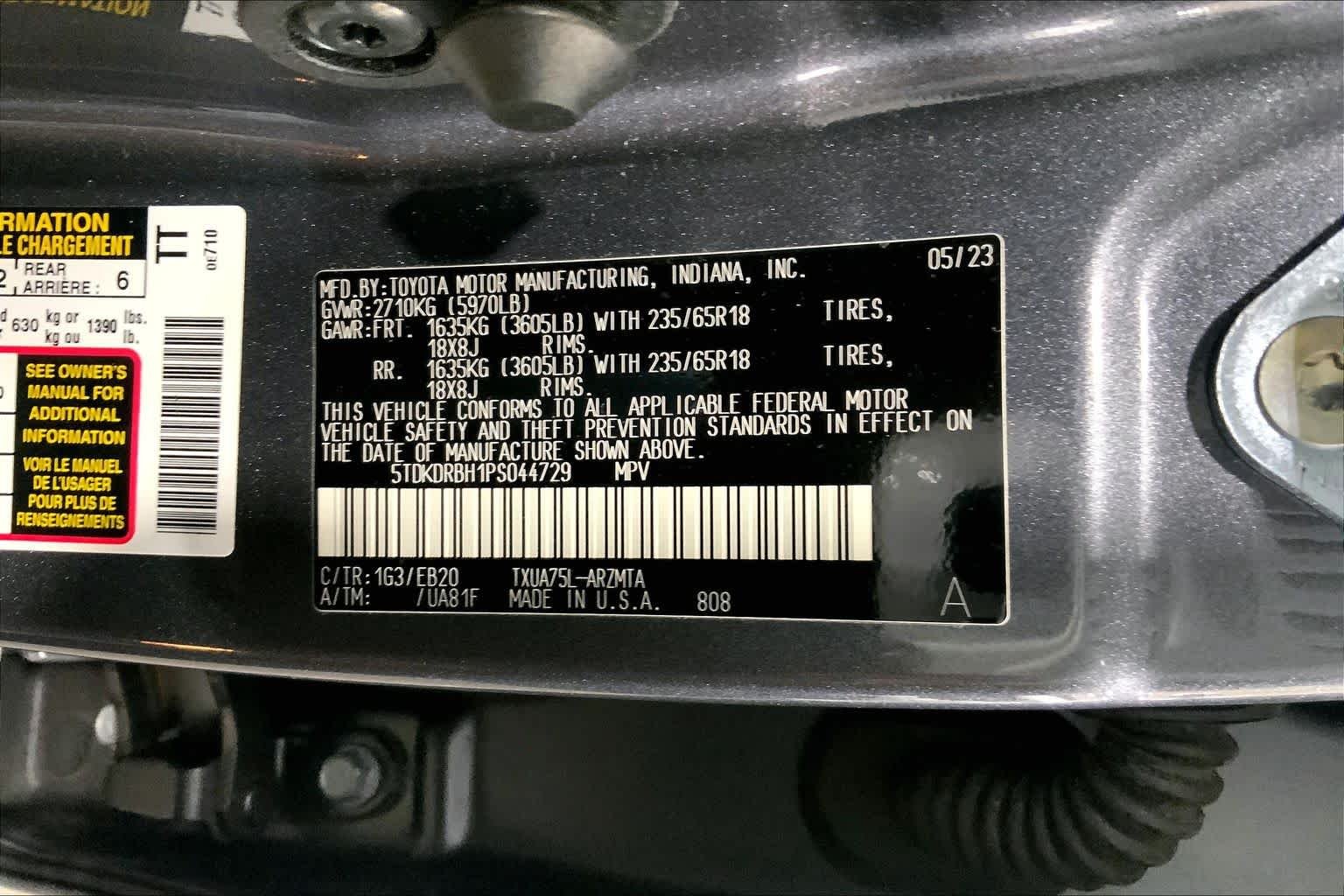 Used 2023 Magnetic Gray Metallic Toyota XLE image 37