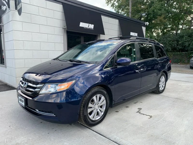 Used 2016 Blue Honda EX Minivan 4D image 1