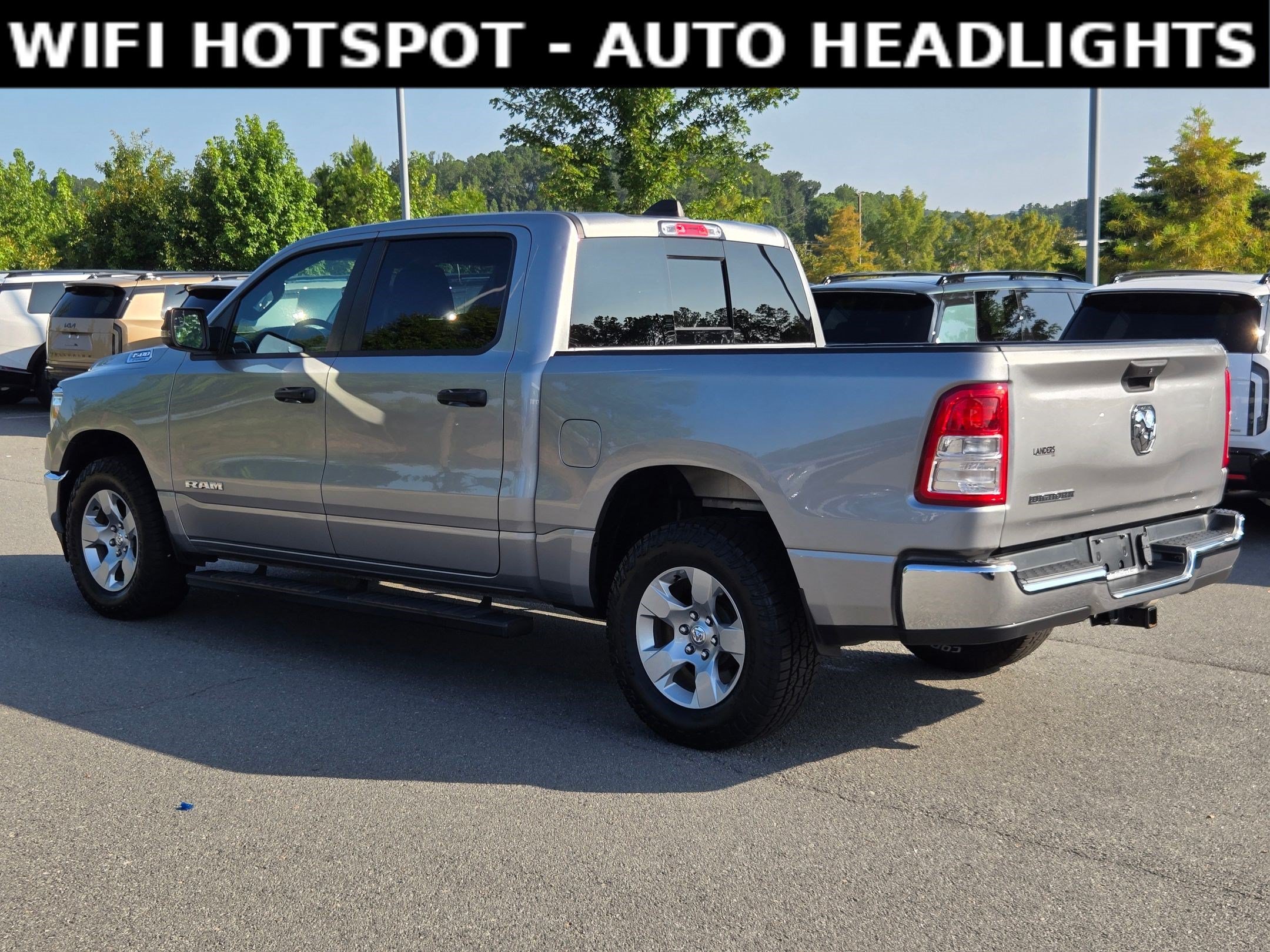 Used 2023 Billet Silver Metallic Clearcoat Ram Big Horn image 5