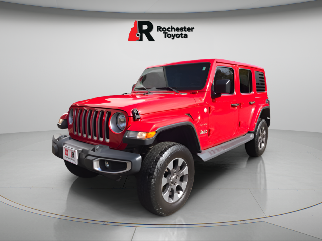 Used 2019 Red Jeep Unlimited Sahara image 3