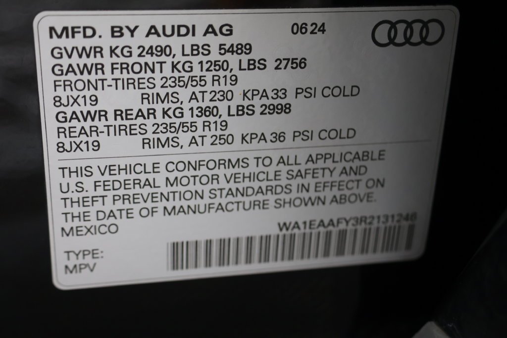 Used 2024 Mythos Black Metallic Audi 45 S line Premium Plus image 30