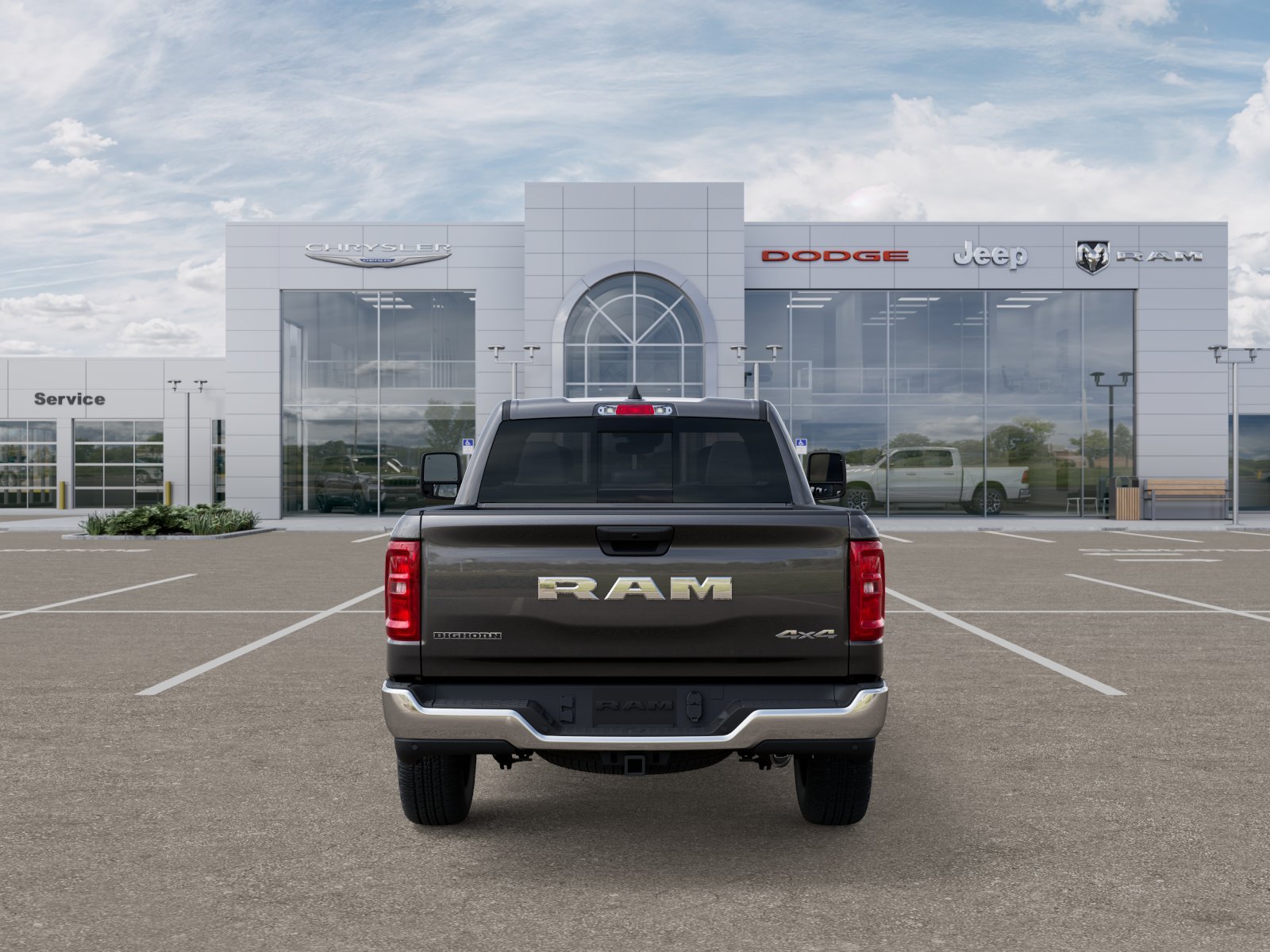 New 2025 Granite Crystal Metallic Clear-Coat Exterior Paint RAM BIG HORN image 90