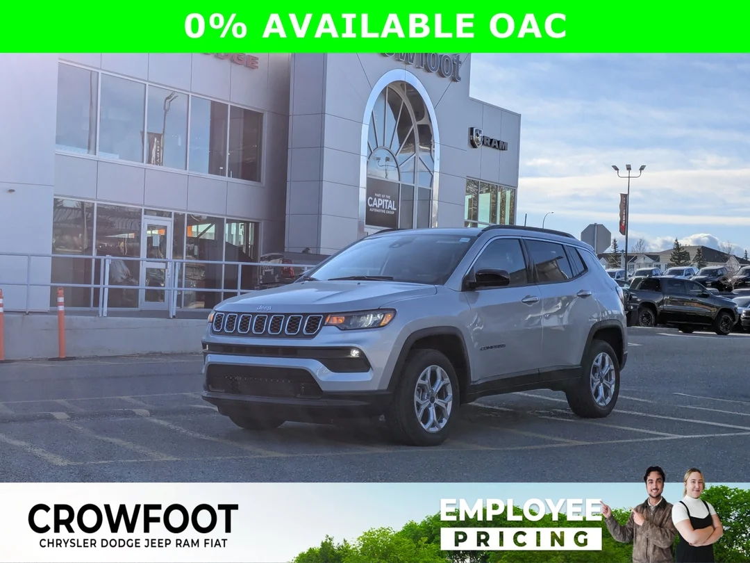 New 2026 Silver Jeep North - - 4x4 - Panoramic Sunroof - Alpine Audio - Adaptive Cruise - Power Liftgate & More! image 1