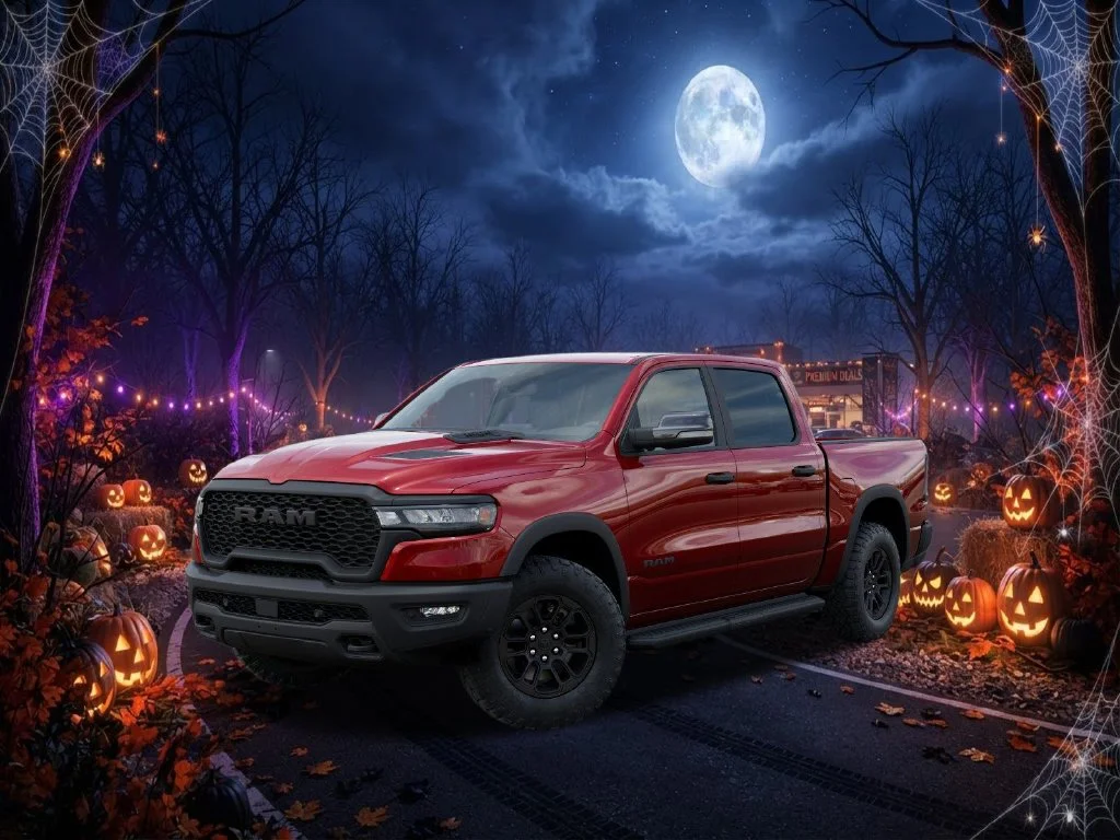 New 2026 Molten Red Pearl-Coat Exterior Paint RAM Rebel image 1