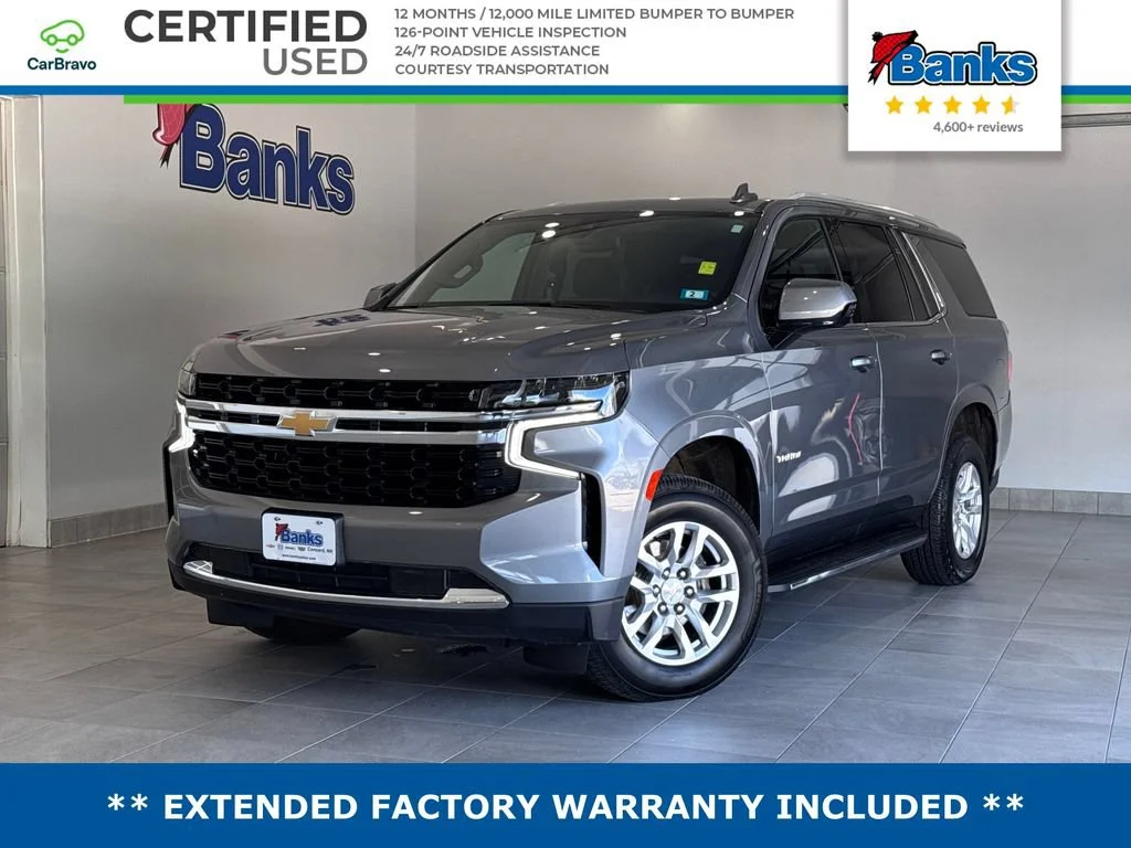Certified Used 2021 SATIN STEEL METALLIC Chevrolet LS image 1