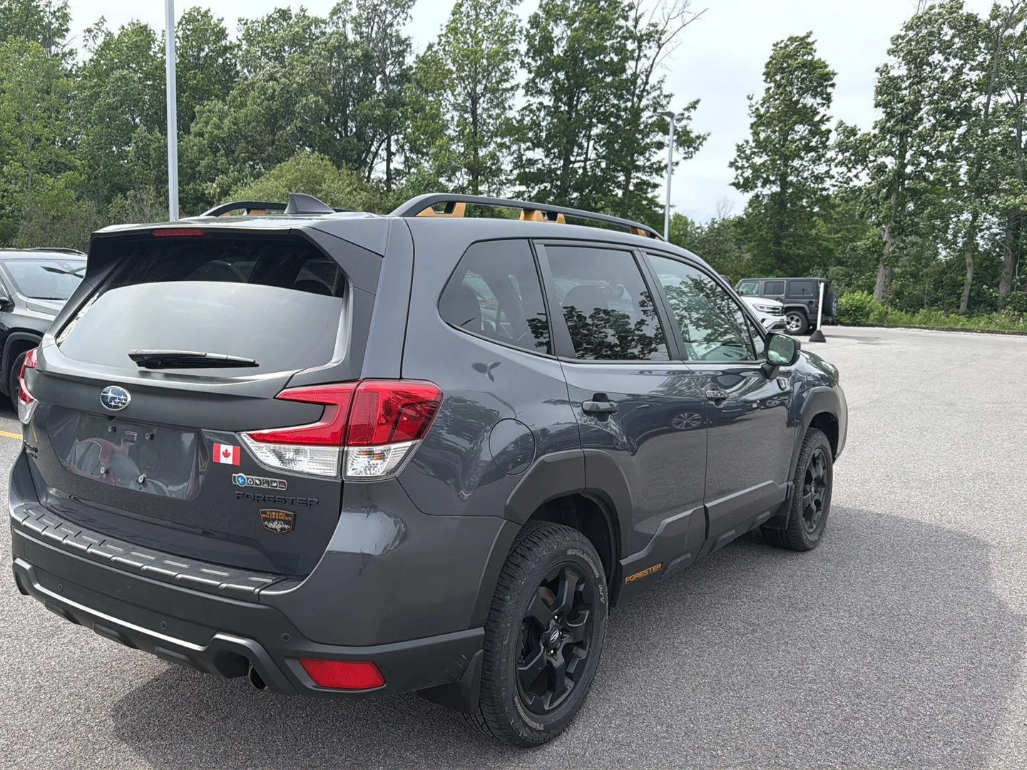 Used 2024 Magnetite Gray Metallic Subaru Wilderness image 4