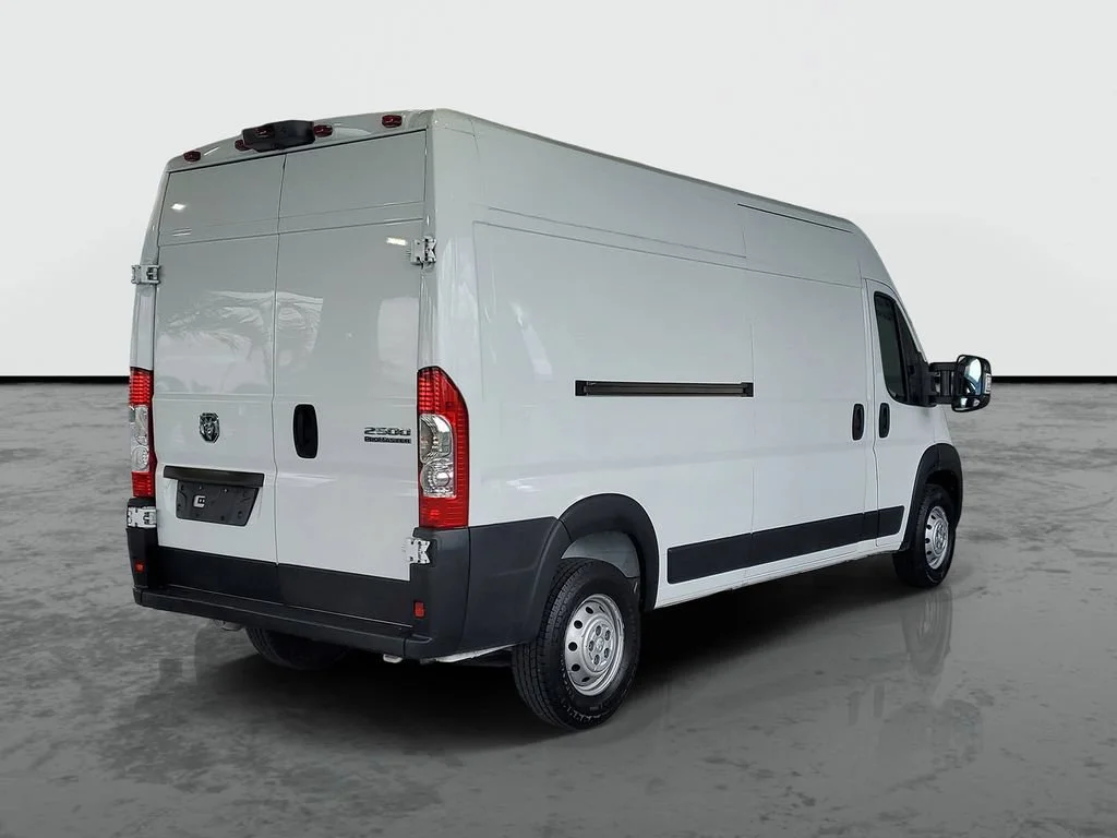 Used 2023 Bright White Clearcoat Ram High Roof image 2