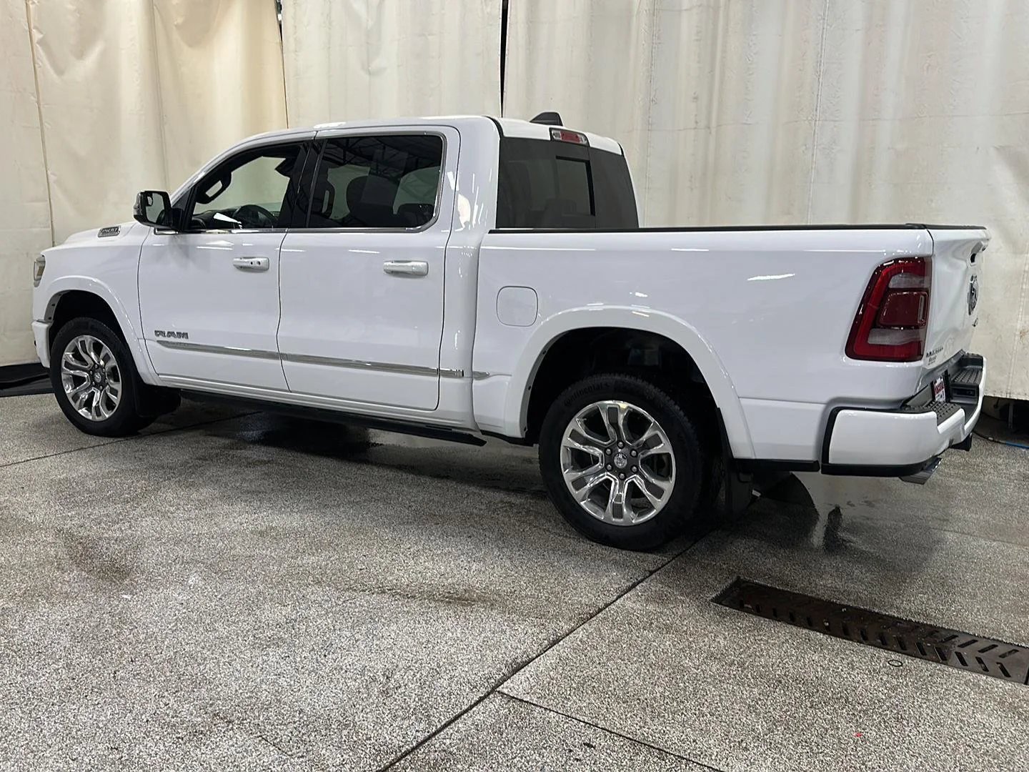 Used 2023 Bright White Clearcoat Ram Limited image 3