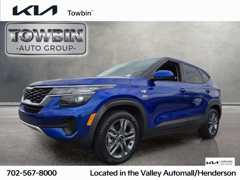 Used 2021 Blue Kia LX image 1