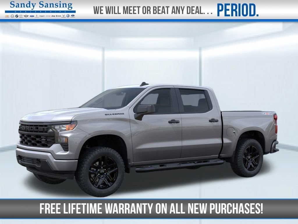 New 2026 Sterling Gray Metallic Chevrolet Custom image 1