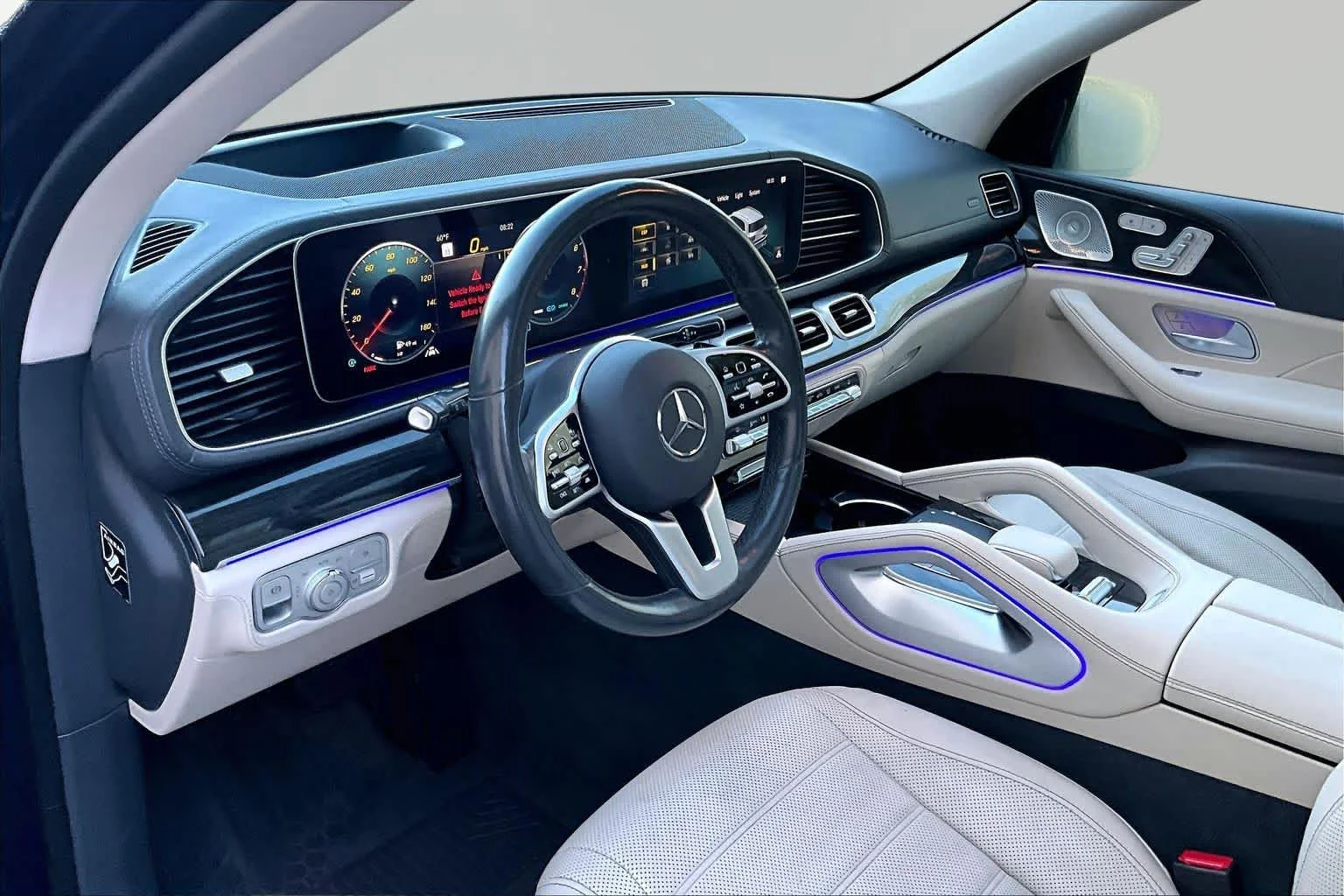 Used 2020 Lunar Blue Metallic Mercedes-Benz GLS 450 image 35