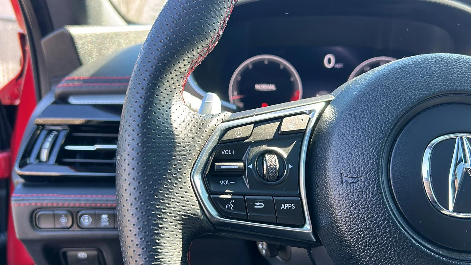 Certified Used 2023 Performance Red Pearl Acura SH-AWD with A-Spec Package image 12