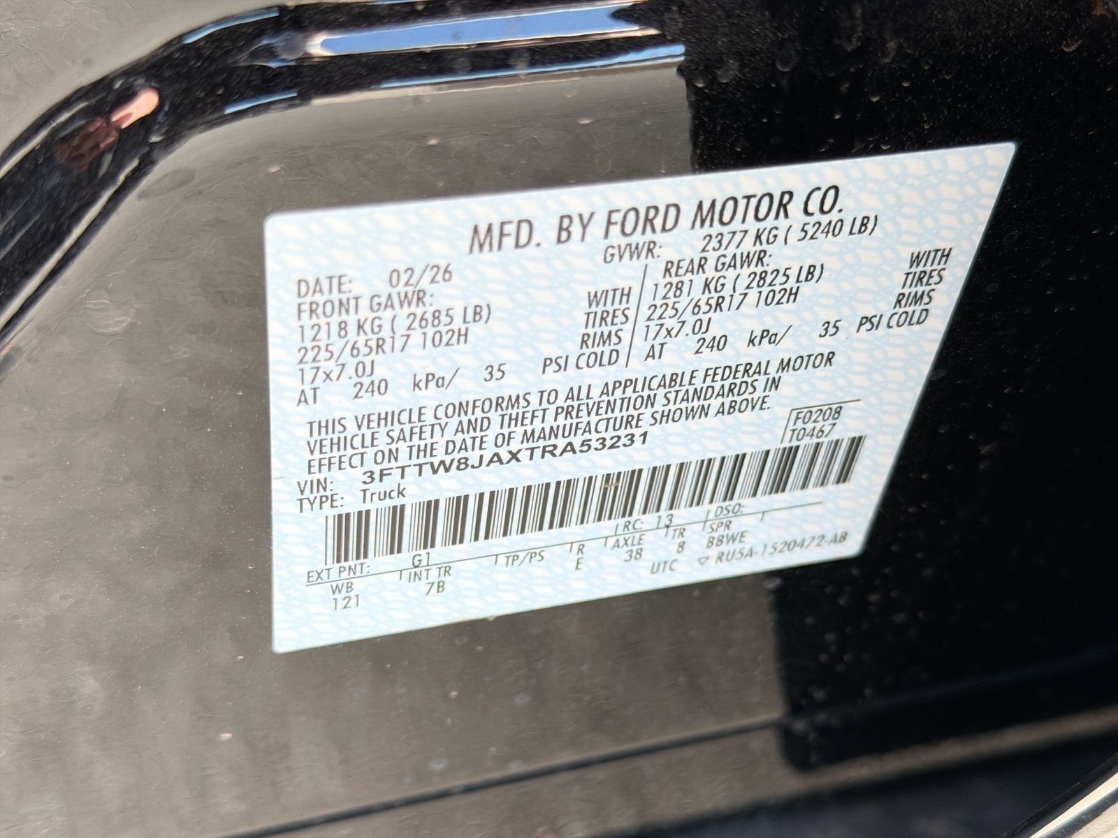 New 2026 Shadow Black Ford XLT image 38