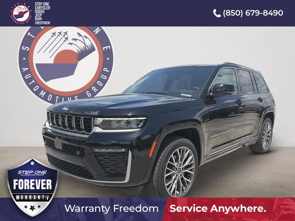 New 2026 Diamond Black Crystal Pearl-Coat Exterior Paint Jeep Summit image 1