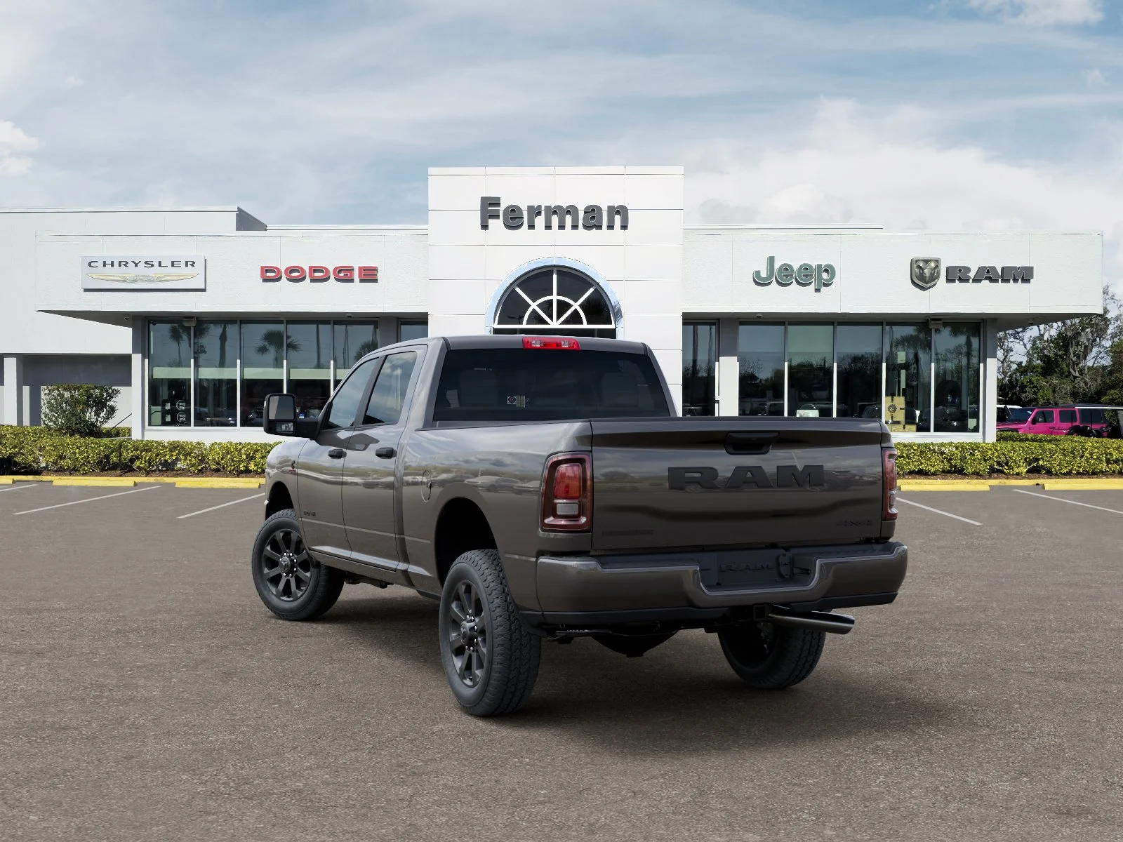 New 2026 Granite Crystal Metallic Clear-Coat Exterior Paint RAM Big Horn image 34
