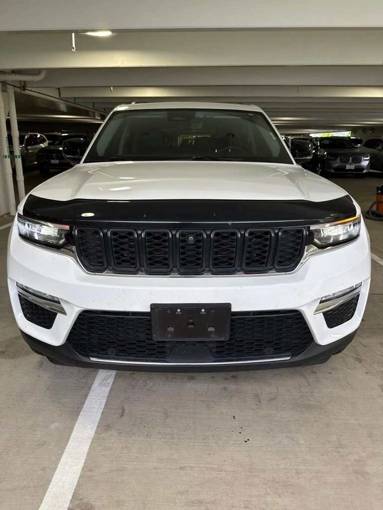 Used 2022 Bright White Clearcoat Jeep 4xe image 2