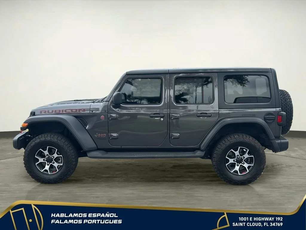 Used 2020 Gray Jeep Rubicon 4x4 image 3