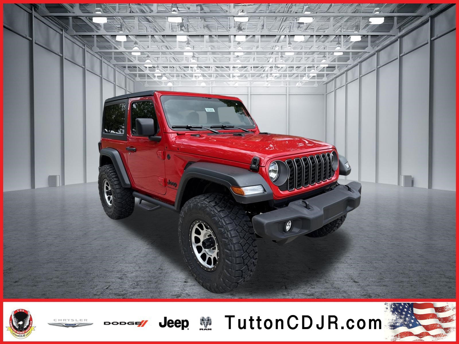 New 2026 Firecracker Red Clearcoat Jeep Sport image 1