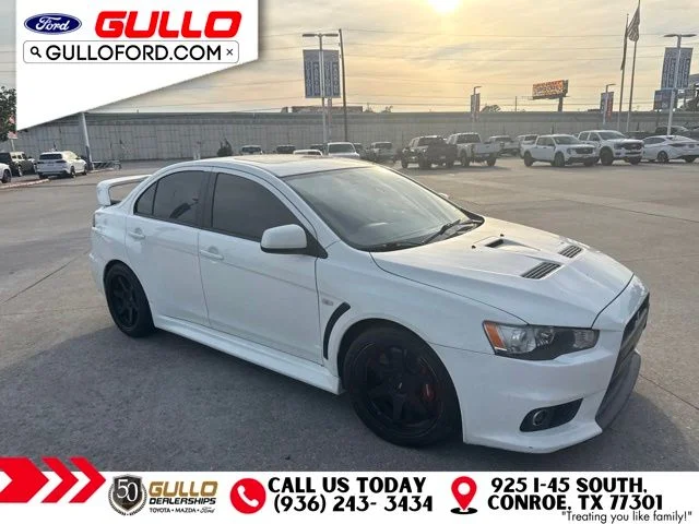 Used 2014 Wicked White Mitsubishi Evolution GSR image 2