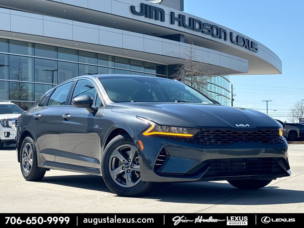 Gravity Gray 2023 Kia K5 LXS FWD Sedan Front-Wheel Drive