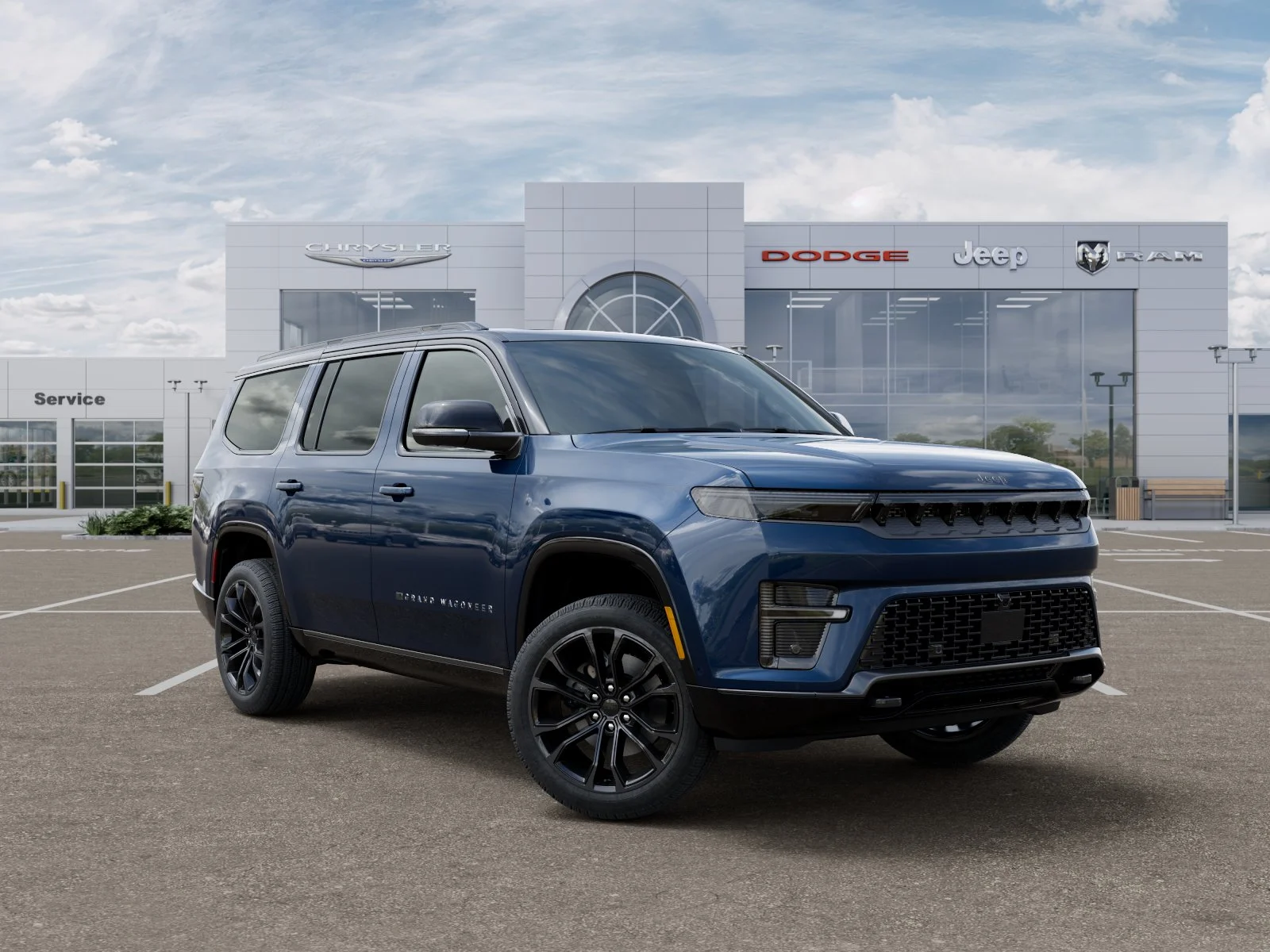 New 2026 Fathom Blue Pearlcoat Jeep Summit Obsidian image 32