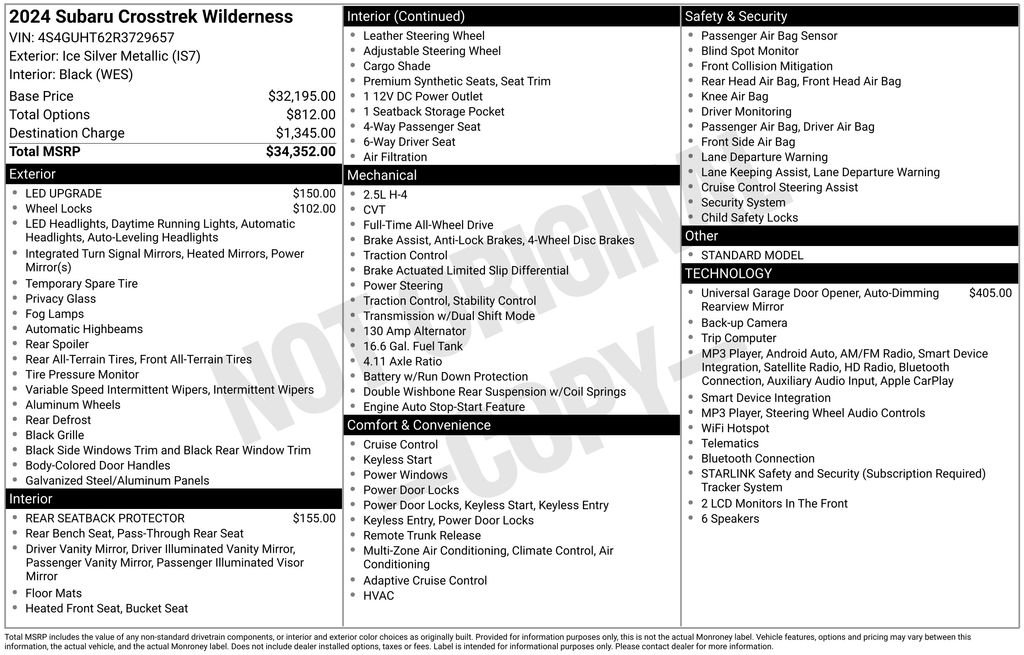 2024 Subaru Crosstrek Wilderness - Photo 40