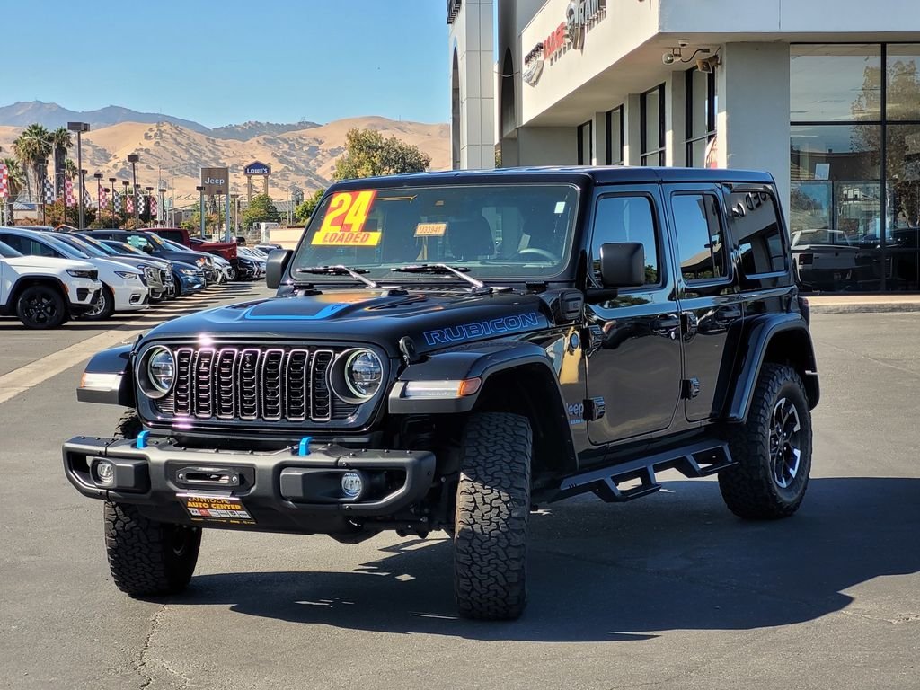 Used 2024 Black Jeep Rubicon 4xe image 8