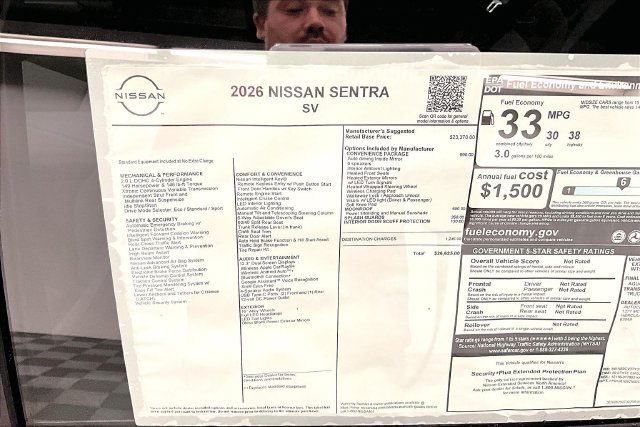 New 2026 Super Black Nissan SV image 40