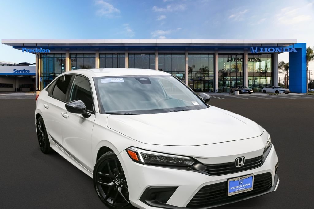 Certified Used 2024 Platinum White Pearl Honda 2.0L 4D SPORT image 1