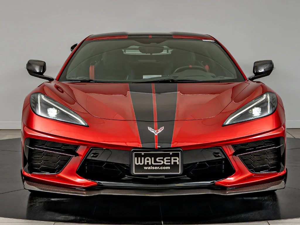 Used 2021 Torch Red Chevrolet Stingray image 2