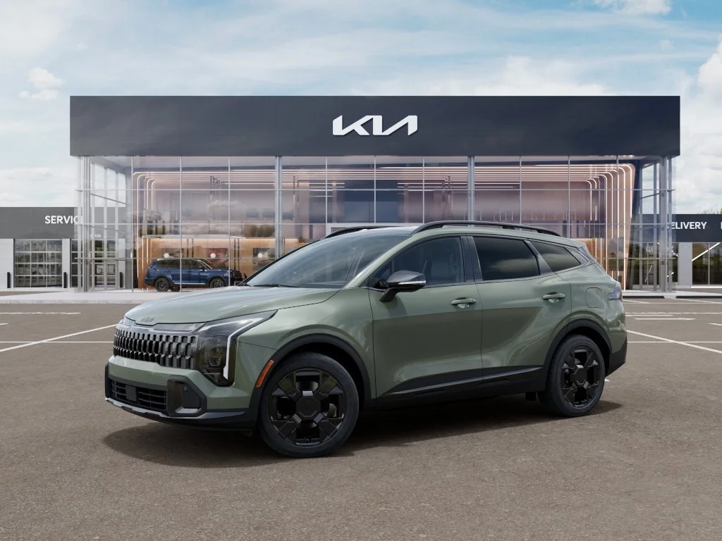 New 2026 Jungle Green Kia X-Line All-Wheel Drive image 3