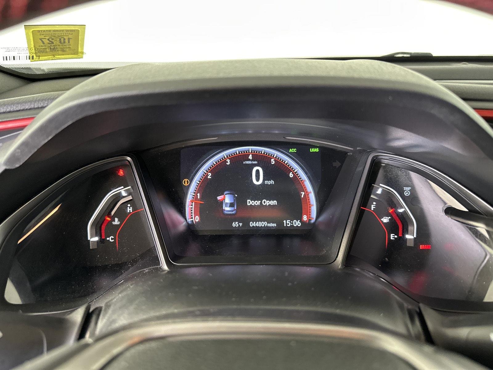 Used 2020 Platinum White Pearl Honda SI image 13
